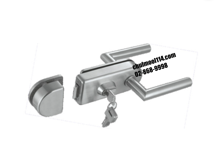 GL02 SWING GLASS DOOR LOCK-FOR PROFILE CYLINDER