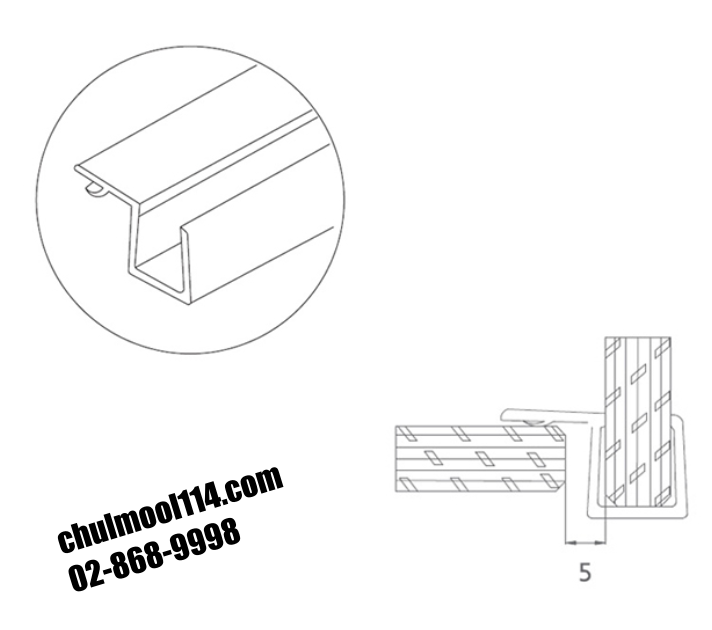 PVC-5 SEALING STRIP