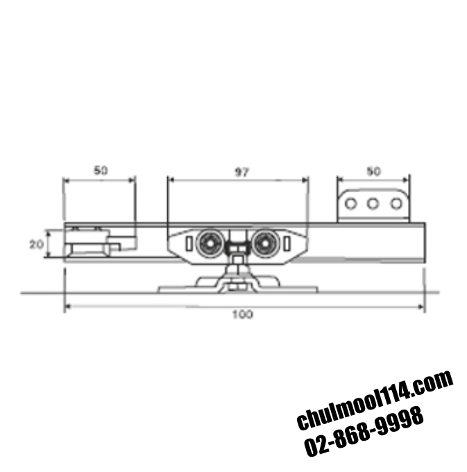 LH8399SP Medium Duty Synchronous Sliding Door Hardware