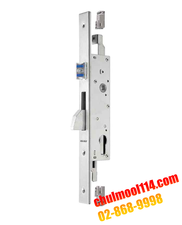 Narrow stile D81-D83 locks for safety grilles and blinds